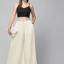 Trend Level Mid Rise Flared Palazzos image 4