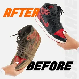 SNEAKARE Complete Shoe Cleaning Kit 100ml Cleaner 3 Brushes Shoe Shaper and Towel Cleaner image 2