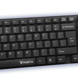 MATRIX KM-200 Wired USB Standard Multi-device Keyboard Compatible with Desktop, Laptop, Mac stand support-picture-23