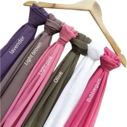 Solid Chiffon Women Multicolor Scarf, Bluetooth Scarf, Fancy Scarf, Stole-image-88