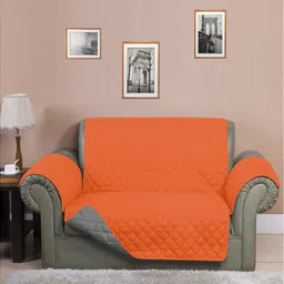 @home by nilkamal Polyester 3 Seater Sofa Checkered Cover-picture-10