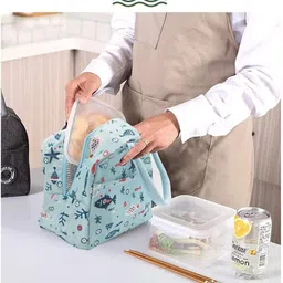 safeseed Lunch bag with Thermal Insulation, Waterproof Waterproof Lunch Bag image 4