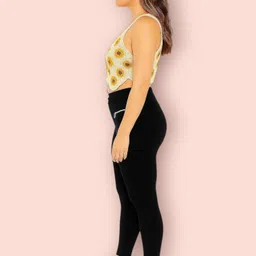empracee Women Comfort Fit Black Cotton Blend Trousers-picture-37