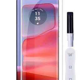 XEDO TECH Edge To Edge Tempered Glass for Moto Edge 50 5G, Premium UV Tempered Glass Screen Protector with Installation Kit-picture-23