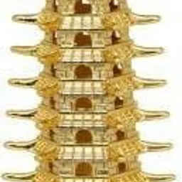 tirals Education Tower Gold Metal Decorative Showpiece - 18 cm-picture-16