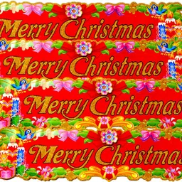 me&you Merry Christmas Window Sticker | Eye-Catching Decoration for Festive Ambience Hanging Ornaments Pack of 4 image 2