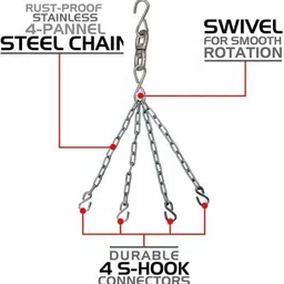 sbr sports 'Heavy Duty Solid Punching Bag Chain Punching Bag Chain-picture-21