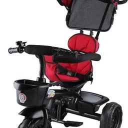 maanit ToyZoy 3 in 1 Tricycle Canopy Dual Storage Basket With Parental Handle Control Safety Guardrail comfort Seat_Model 532_for Kids|Boys|Girls Age Group 2-5 Years Tricycle-picture-28