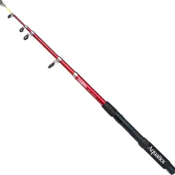 aquatics fishing king best quality 7ft/210cm spinning fishing rod A-FR-M-98046 Red, Silver, Multicolor Fishing Rod image 2