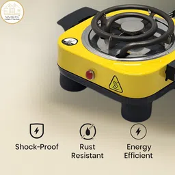 nivaran 500 W Radiant Cooktop Push Button image 4