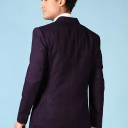 v-mart Men Checkered Single Breasted Casual, Festive, Formal, Party, Wedding Blazer image 3