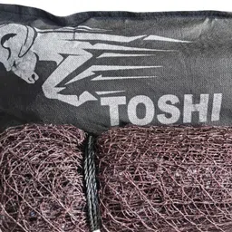 toshi BADMINTON NET ( COFFEE KNOTTED) HD Badminton Net image 1