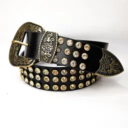 storeamore Men Casual, Party, Formal, Evening Black Genuine Leather Belt-picture-28