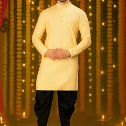 raj traders Men Viscose Rayon Kurta Dhoti Set-picture-47