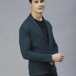 rigo Men Straight Full Sleeve Green Shrug image 2