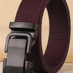 luxury leather Boys Casual, Formal, Party Brown Nylon Belt-picture-20