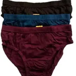 aurova Pack of 3 Women Bikini Multicolor Panty-picture-25