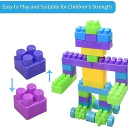 midhash DIY Plastic Building Blocks for Kids 100pcs / Learning Toy Set image 5