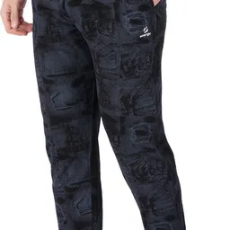 guide Men Printed Black Track Pants image 3