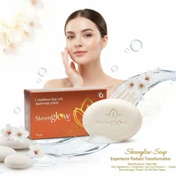 skeenglow L-Glutathione, Kojic Acid & Arbutin Soap for Brightening & Reducing Dark Spots image 5