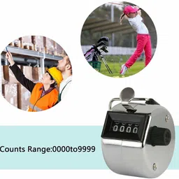 rhonnium ® Hand Tally Counter, Digital Pitch Counter Clicker Analog Tally Counter image 4