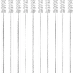 10pcs Straw Cleaning Brush | Stainless Steel Nylon Thin Pipes Drinking-image-2