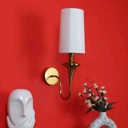 eliante by jainsons lights Ludic Gold Iron Wall Scone image 2