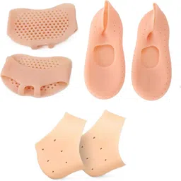 dj finder Combo of Moisturizing Socks For Foot Care And Heel Cracks For Men And Women Ankle Support-picture-25