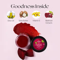 lorshel Lip Balm With Beetroot Extract : Hydrating Care & Quick Absorption Beet Root image 4