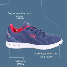 campus CRISTY Women's Sports Shoes | Cushioned Insole with Pillo Foam | Lace-Up Running Shoes For Women image 3
