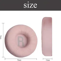 HICLE Replacement Ear Pads – Compatible with JBL Wireless Headphones (1 Pair) Over The Ear Headphone Cushion image 3