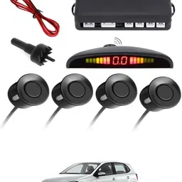 autofetch Universal 4 Black Reverse Parking Sensor-AF25A9 Universal 4 Black Reverse Parking Sensor-AF25A9 Parking Sensor image 1