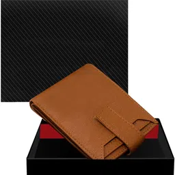 maameldi Men Casual, Evening/Party, Formal Tan Artificial Leather Wallet-picture-15