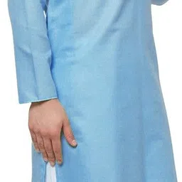 vibhuti Men Solid Cotton Blend Straight Kurta-picture-21