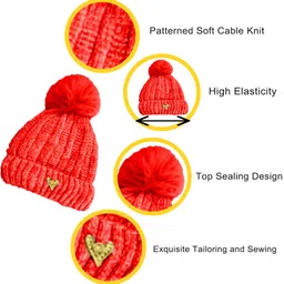 true indea Self Design Beanie image 3