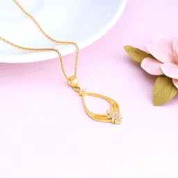 giva 925 Silver Golden Princess Pendant |Lifetime Plating|6 Month Warranty Gold-plated Zircon Sterling Silver-picture-24