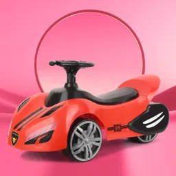 Kids Ride On Car|Baby Push Car with Steering & Smooth Wheels|In & Out Door Play Rideons & Wagons Non Battery Operated Ride On-image-8