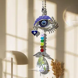 d.b.z. eyes with crystal 001 Crystal Windchime image 3