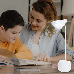jyostna Touch Sensor Table/Study Lamp 3 Mode with Night Lamp Study Lamp image 2