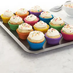 hapysa SILLICON CUP CAKE SET 12 PCS Cupcake Maker image 3