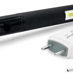 awza Dual Mode Power Full Led USB Rechargeable Long Range Up to 1Km with Desk light 12 hrs Torch Emergency Light-picture-10