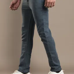 marsh-x Men Slim Mid Rise Grey Jeans image 3