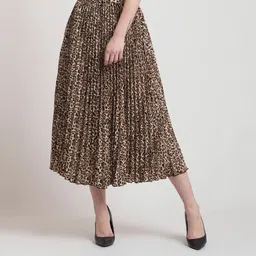 deklook Women Animal Print Flared Multicolor Skirt-picture-18