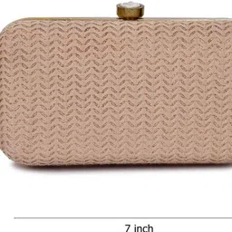 for the beautiful you Party, Casual Peach Clutch - Regular Size image 4