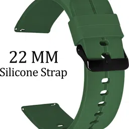 TIMEWEAR Strap with Quick Release Pin Sidebar, Compatible Watches with Lug width 22 mm Silicone Watch Strap image 2