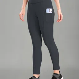 Solid Women Grey Tights-image-97