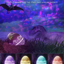 fire turtle Night Galaxy Projector with Remote Control, White Noise BT Speaker,14 LED Colors Night Lamp image 2