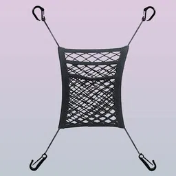 aekum 3-Layer Car Mesh Organizer, Seat Back Net Bag, Automotive Seat Back Organizers, Car Multi Pocket-picture-22