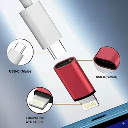 RAM AVTAR LTD Lightning, USB Type C OTG Adapter image 2