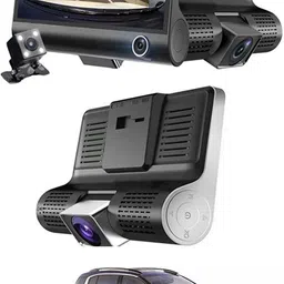 maties 4inch 3Way Car DVR Camera 1080P Video Recorder Cameras For Vehicle-45 Black LCD-picture-36
